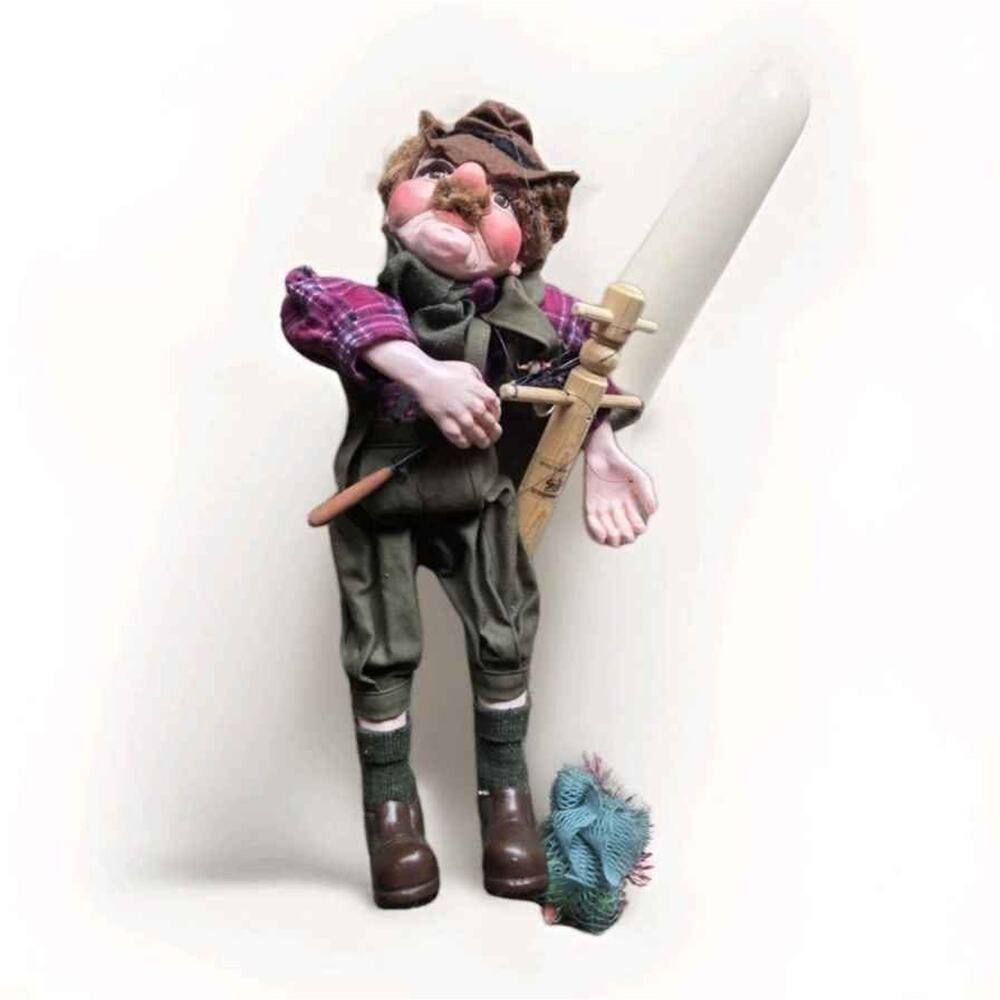 Czech Republic Grandpa Marionette Loutky Puppets By Jakub Balihar